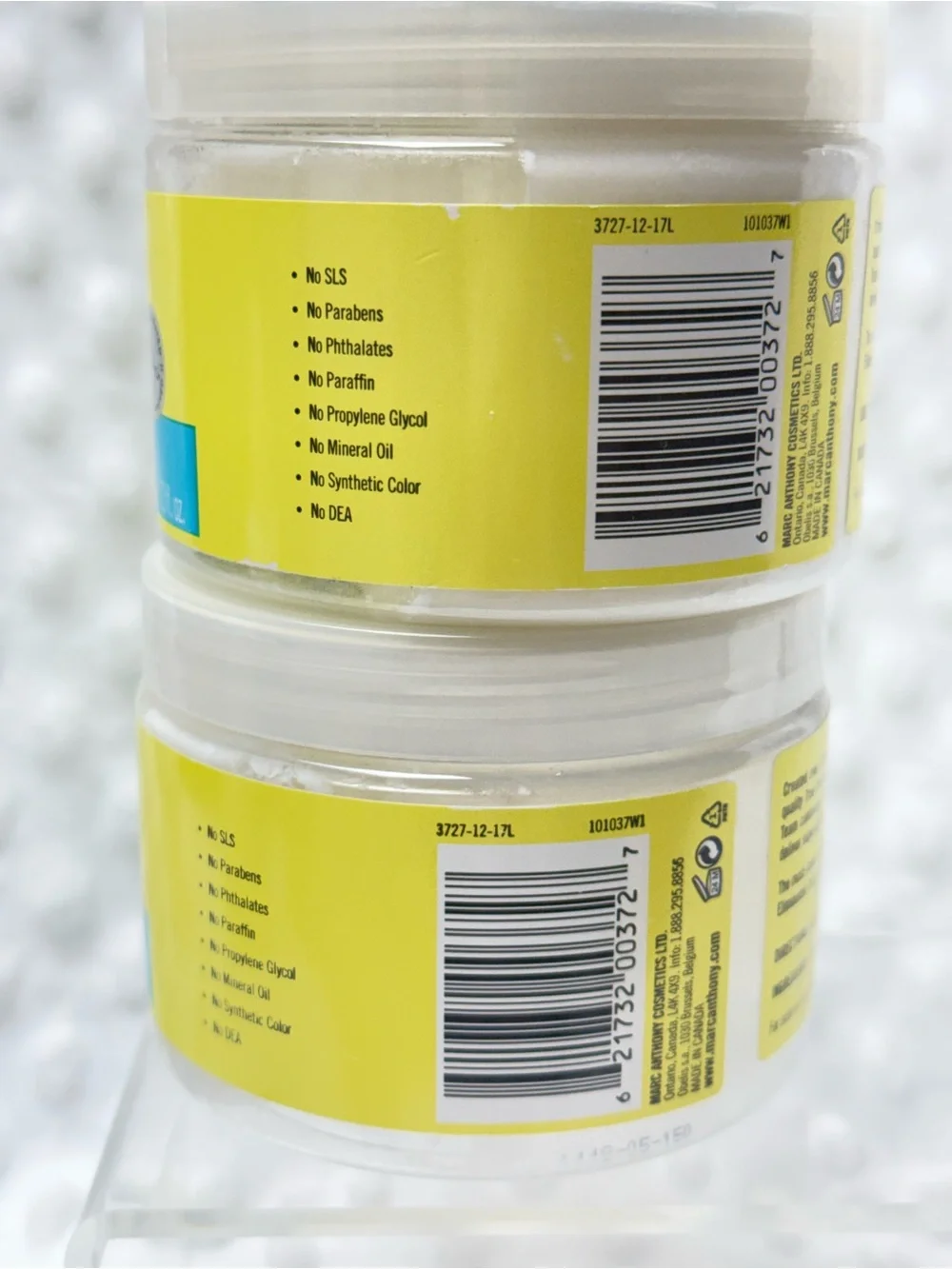 Marc Anthony Strictly Curls 3x Moisture 100% Coconut Oil - 2 containers 10 oz ea
